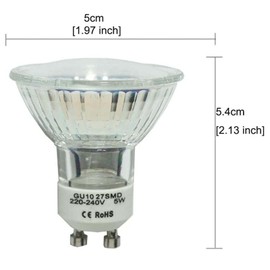 JQslight LED Landscape Lights,GU10 Green LED Spotlight Bulbs 5W MR16 GU10 Base Green Coloured Spot Light Bulb for Wall Washer Lamps, Landscape Lighting, Decorative Lighting, Mood Lighting