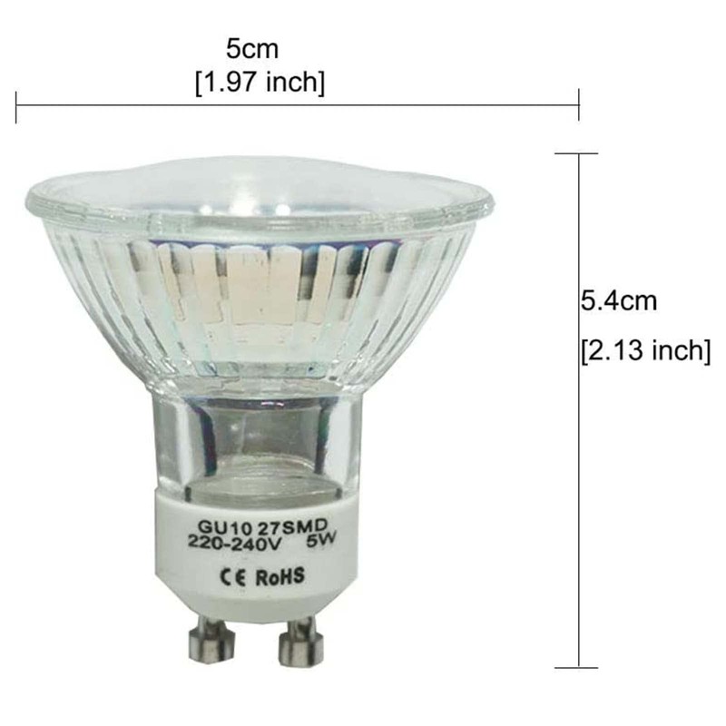 JQslight LED Landscape Lights,GU10 Green LED Spotlight Bulbs 5W MR16