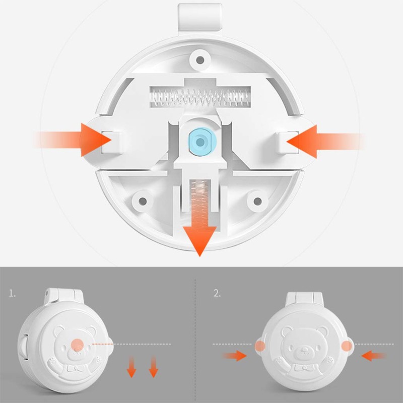 UNTERING Button Security Lock Car Washing Machine Computer Key Start