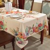 SASTYBALE Fall Tablecloth Rectangle, Autumn Pumpkin Table Cloth Spill Proof,