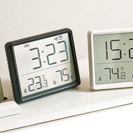 Digital Indoor Stand Thermometer-Hygrometer for Baby Care Simple White 10ea