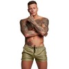 TONLEN - Traje de baño deportivo para hombre, con bolsillos
