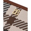 Daks (신세계센텀점)DCWA3E210W2 TARTAN CHECK MIX 브라운 타탄체크 가죽배색 지퍼장지갑 (Shinsegae
