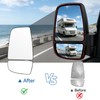 Aritoxy Passenger Right Side Lower Mirror Glass for Ford Transit