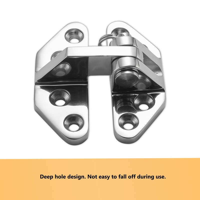 DIALESHU Heavy Duty Long Reach Hinge, Marine Boat Hatch Hinges