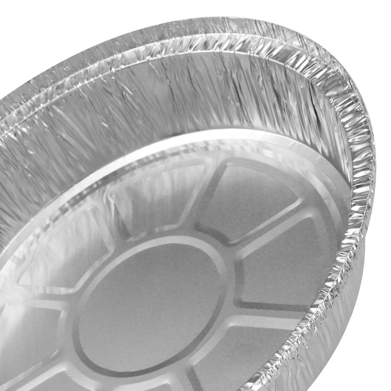 SINJEUN 60 PCS Round Alumonium Foil Trays, Round Foil Containers