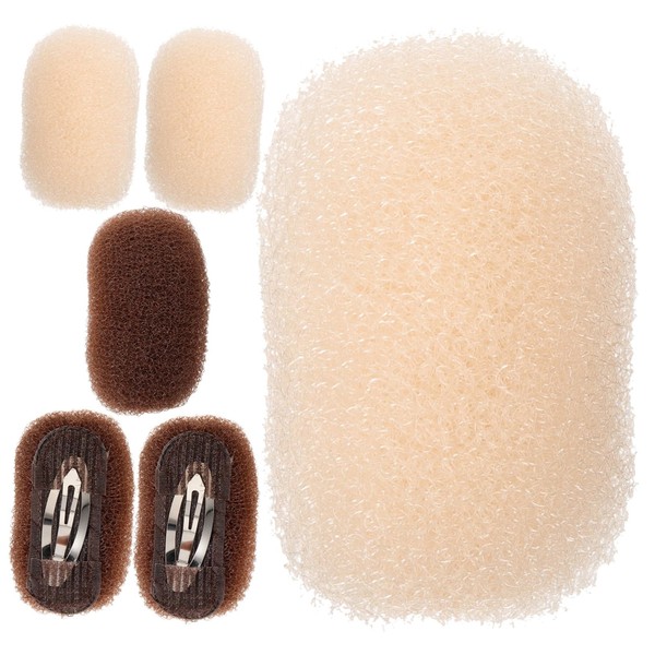Beavorty Hair Styling Clip Bump Pad 6 Pack for Women
