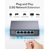 Cudy - Interruptor Ethernet Multi-Gigabit de 5 puertos, 5 puertos