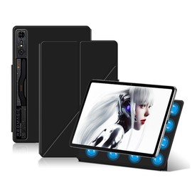 CAUHENYEE Case for RedMagic Nova Gaming Tablet 10.9 Inch 2024, Vertical Stand Function, Anti-Drop, Shockproof, Protective Case for RedMagic Nova Gaming Tablet 10.9 Inch - Black