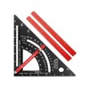 Adjustable Triangle Rafter Square, Aluminium Carpenter Square with Easy Angle