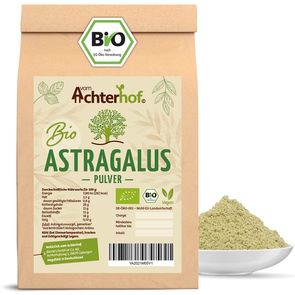 Astragalus Root Powder Organic 500 g Tragant Root Powder 100%