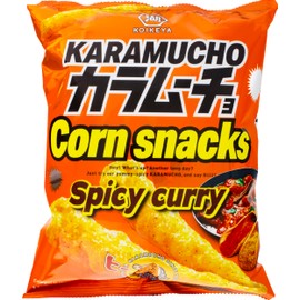 Koikeya Karamucho Spicy Curry Corn Snack 2.29 Oz (Pack of 12)