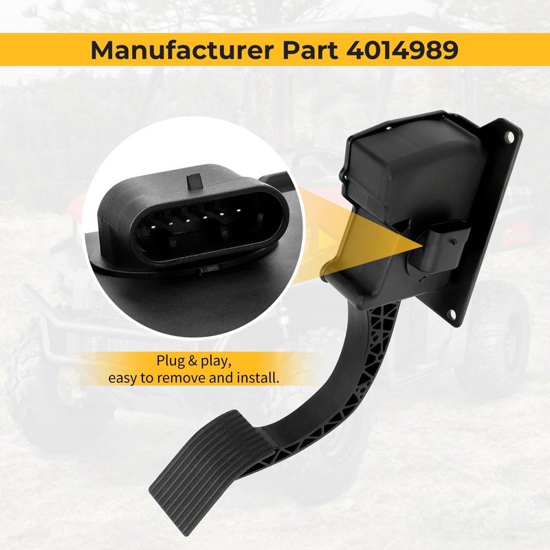 M MATI 4014989 Throttle Pedal Foot Gas Pedal for Polaris