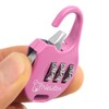 Cute 3-Digit Dial Padlock Key - Round 2ea