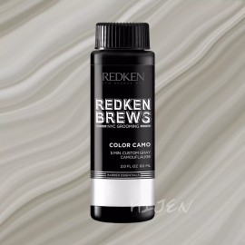 Redken [1, 2, 5, 10 Packs] Redken Brews COLOR CAMO 5 Min Custom Gray Camouflage - [2Packs] Dark Ash