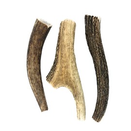 Deer Valley Chews Premium Deer Antler for Dogs (Medium 5-7 Inches Long, 3 Pack) Long Lasting Dog Toy for Teething and Chewing - Premium Grade, Naturally Shed (Jouet Pour Chien)