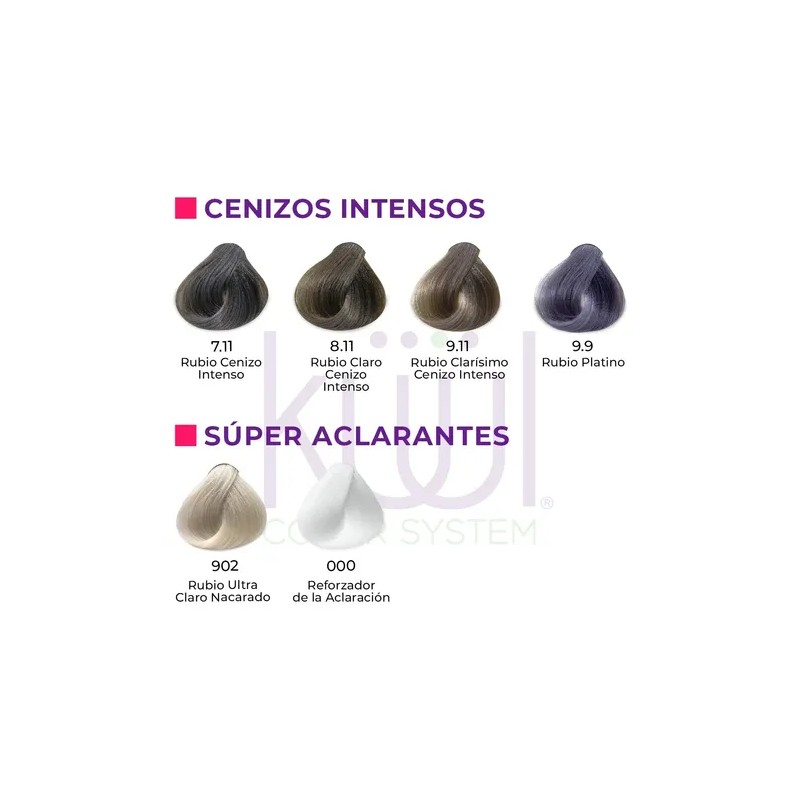 Kit Tinte De Cabello Kuul 90 Ml Naturales + Peroxido