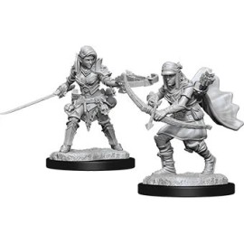 Wizkids/NECA Pathfinder Deep Cuts Unpainted Miniatures: Female Half-Elf Ranger
