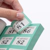 evelay Cloakroom Tombola Draw Tickets Numbered Green 1-1000
