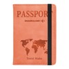 Passport Holder for Travel, RFID Blocking Passport Wallet, PU Leather