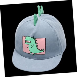 Mikinona Wide Brim Boys and Girls Hat Hat Dinosaur Baseball Cap Comfortable Cotton 48-52cm Sun Protection