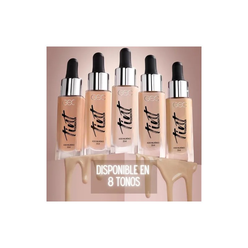 Goc Maquillaje Tint Foundation Previene Líneas De Expresión