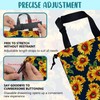 Car Trash Bag Abstract Yellow Sunflowers Hanging Drawstring Car Organizer