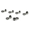 Fishing Rod Guide Stainless Steel Repair Replacement 16 Piece Set
