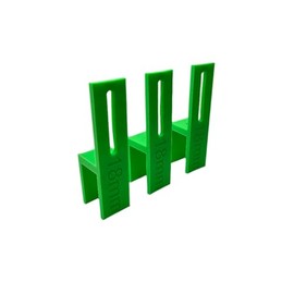 U Scribe tool - Set of 3 - The Perfect Jig Tool for Any Kitchen, Bedroom (Neon Green, 20mm)