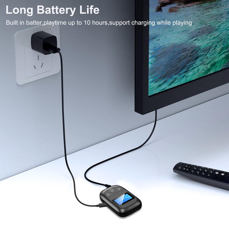 Bluetooth 5.0 Transmitter Receiver for TV to Wireless Headphones