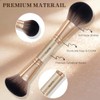 Set de Brochas de Maquillaje 6 Piezas Doble Punta, 12