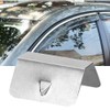 Suuonee Wind Deflector Clips, Universal Car Stainless Steel Wind Rain