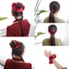 12 Pcs Mix 3 Sizes Satin Silk Scrunchies Hair Ties