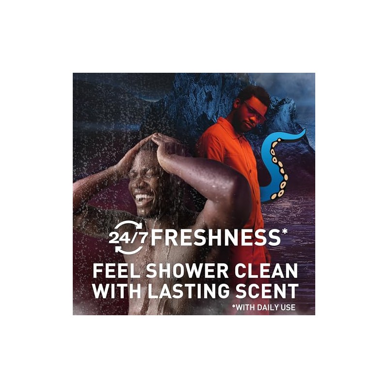 Old Spice Body Wash for Men, Krakengard, Long Lasting Lather,