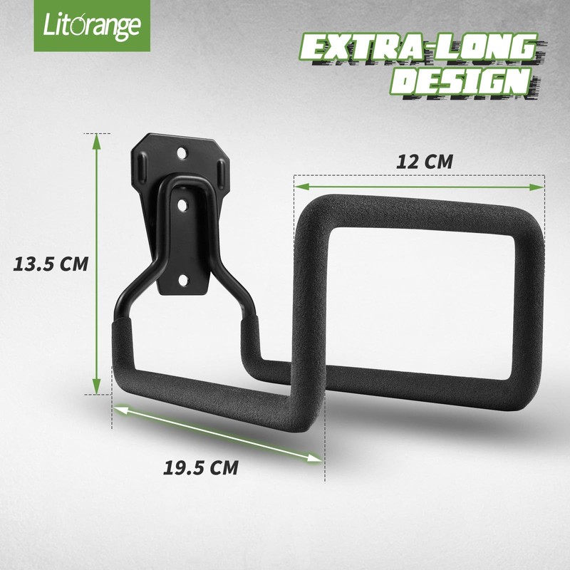 LitOrange 1 PCS EV Charging Cable Holder, Heavy Duty Wall