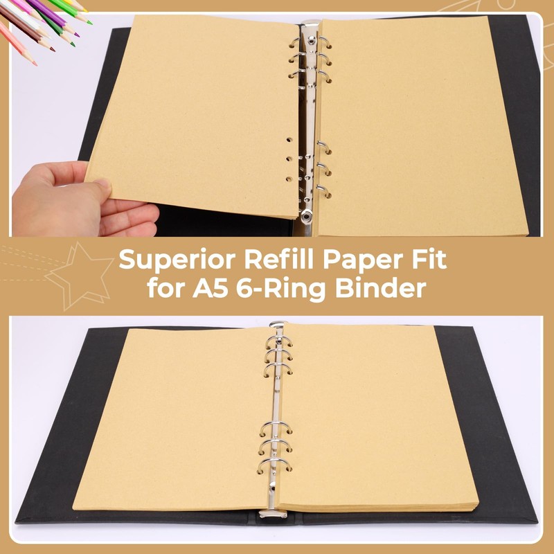 Skycase A5 Refill Paper - 3 Packs of 240 Sheets/480