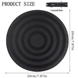 Rotating Platform, 360 Degree Rotating Platform, Rotating Platform, Universal Swivel Plate with Steel Ball Bearings, 20 cm Rotating Plate, Multi-Purpose for Laptops, Monitor, TV, Speakers, Crafts,