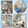 Dusty Blue Balloons, 62PCS Birthday Balloons Pack 12 Inch