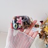 MINSCOSE for AirPods Pro 3 Clear Case,Cool Leopard Flower Collage