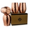 Kosdeg Copper Cups - 16 Oz Set of 4 -