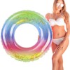 SEDEX Inflatable Ring, Transparent Swim Ring for Adults, Water Inflatable