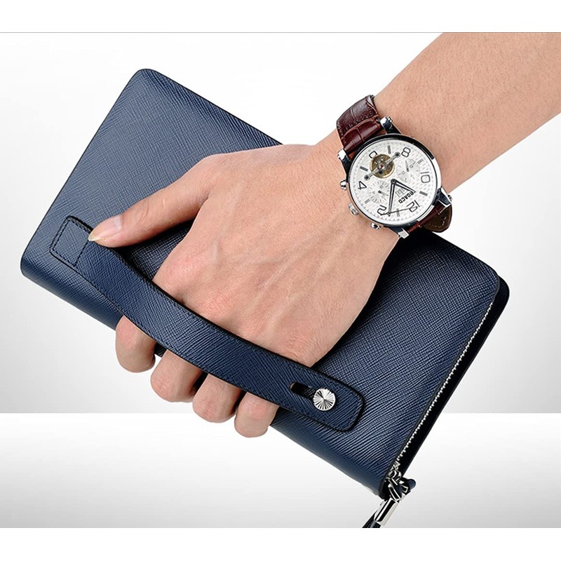 Hana Genuine Leather Second Bag Clutch Bag Clutch Style Second