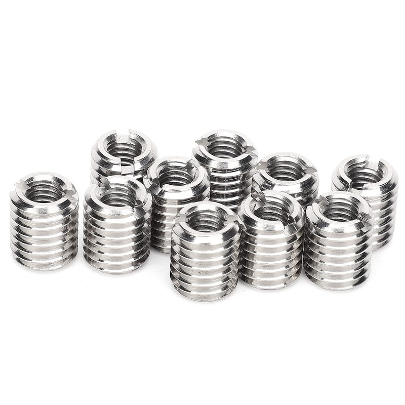 Thread Reducing Nuts Insert 10pcs, M10 to M6 thread reducer