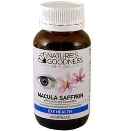 Nature's Goodness Macula Saffron Cap X 60