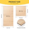12 PCS Plywood Sheets, 200×100×2mm Wood Planks, Basswood Sheets, for