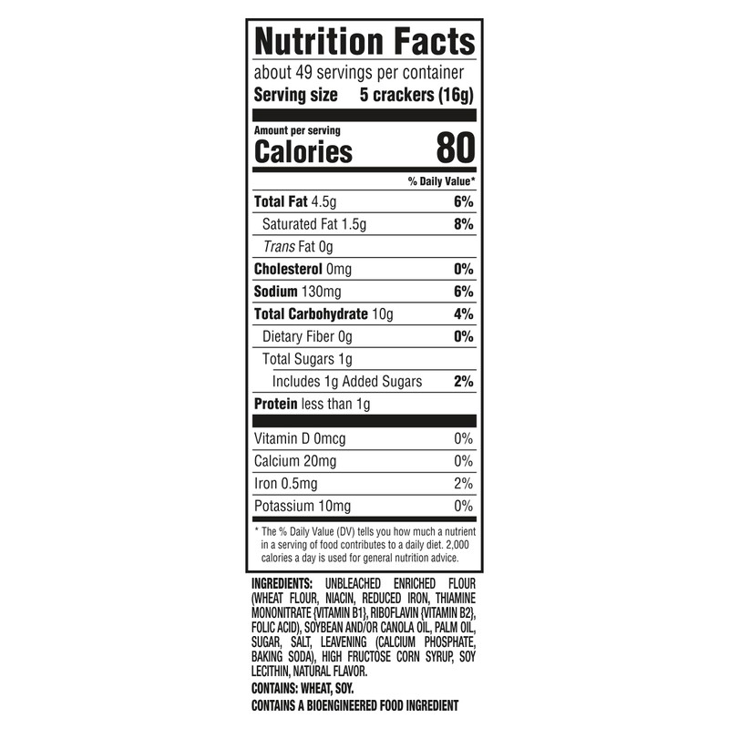 RITZ Original Crackers, Snacks for Kids and Adults, Lunch Snacks,