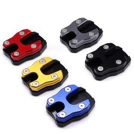 ISEFUJI Motorcycle Side Stand Plate Kickstand Plate for PCX 125 150 160 All Year Universal Anti-Slip (Gray)