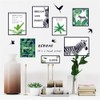 Condessacity Wall Sticker, Cats, Plants, Stylish, Scandinavian Simple Wall Green,