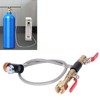CO2 Universal External Hose Adapter G5/8-14 24in Dual Valve Soda