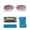 Appassal Retro Oval Sunglasses For Women Men Hexagonal Rectangle Metal